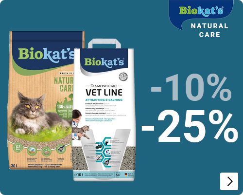 Biokat kattenbakvulling -10% CAT + Biokat Natural Care -25% CAT